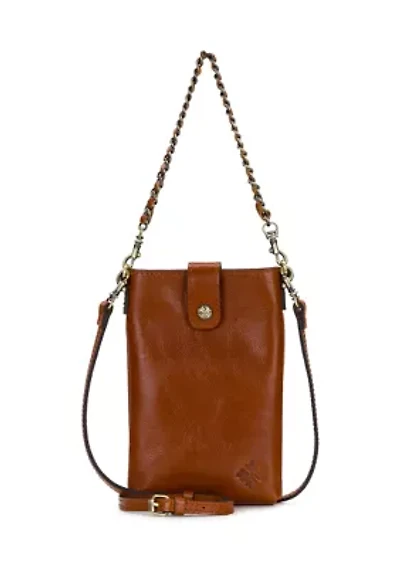 Leontine Crossbody Bag- Rugged Natural Grain