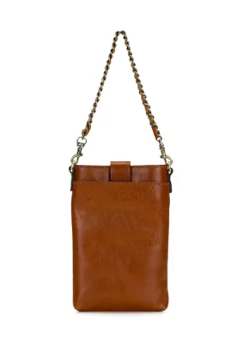 Leontine Crossbody Bag- Rugged Natural Grain