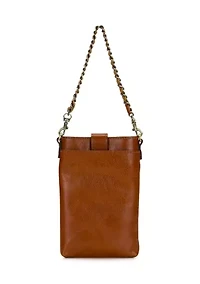 Leontine Crossbody Bag- Rugged Natural Grain