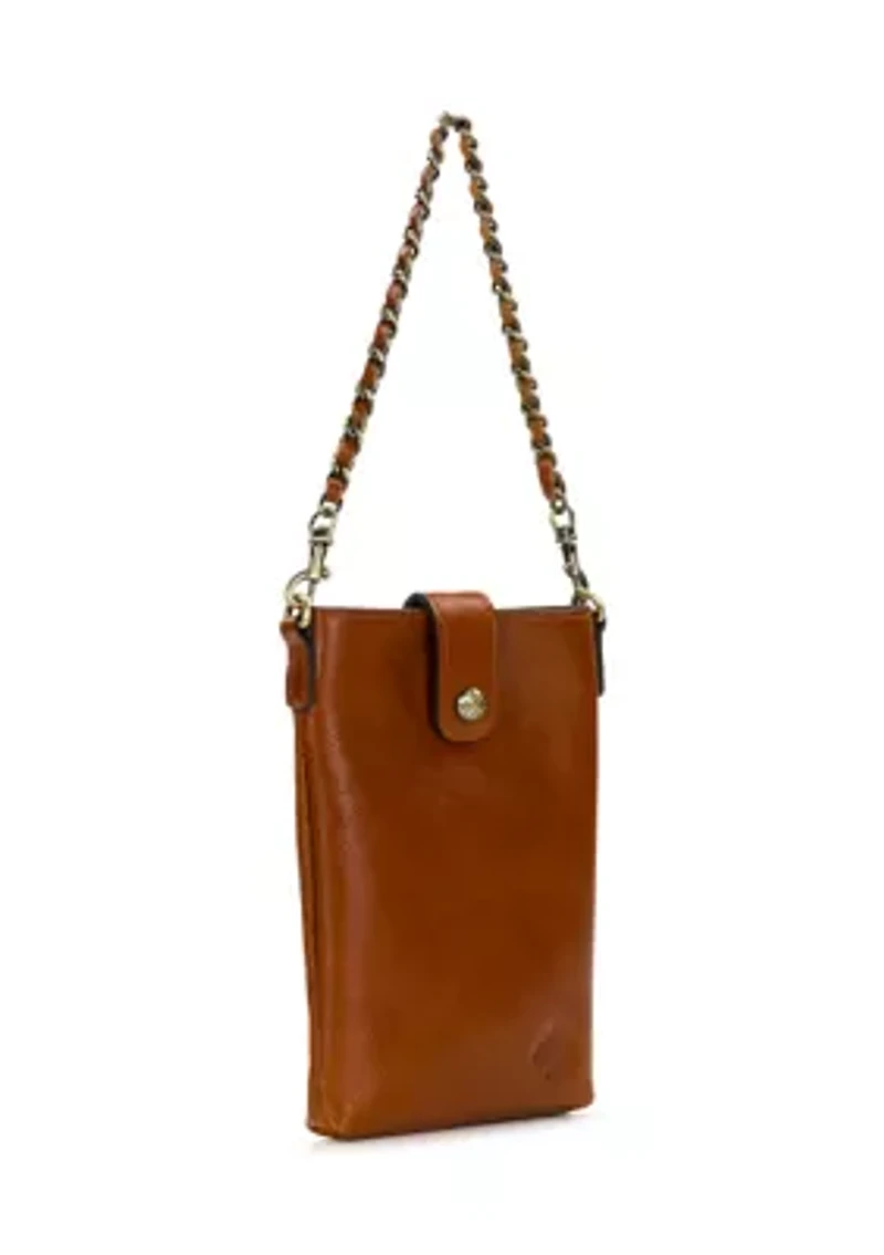 Leontine Crossbody Bag- Rugged Natural Grain
