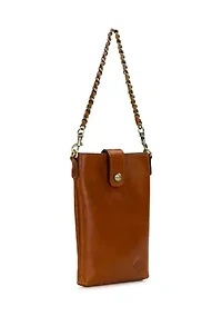 Leontine Crossbody Bag- Rugged Natural Grain