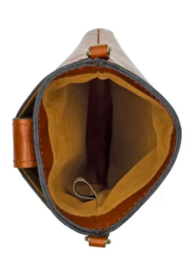 Leontine Crossbody Bag- Rugged Natural Grain