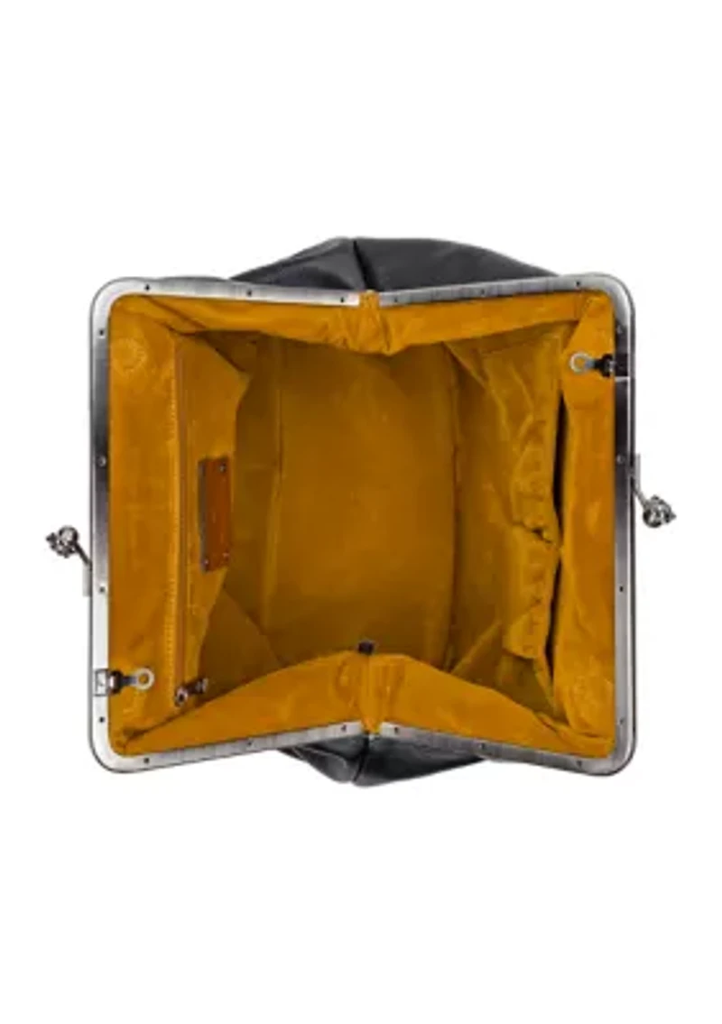 Vivienne Medium Frame Leather Bag