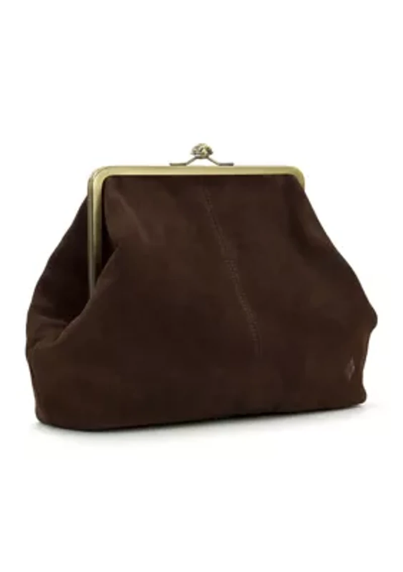Vivienne Medium Frame Suede Bag