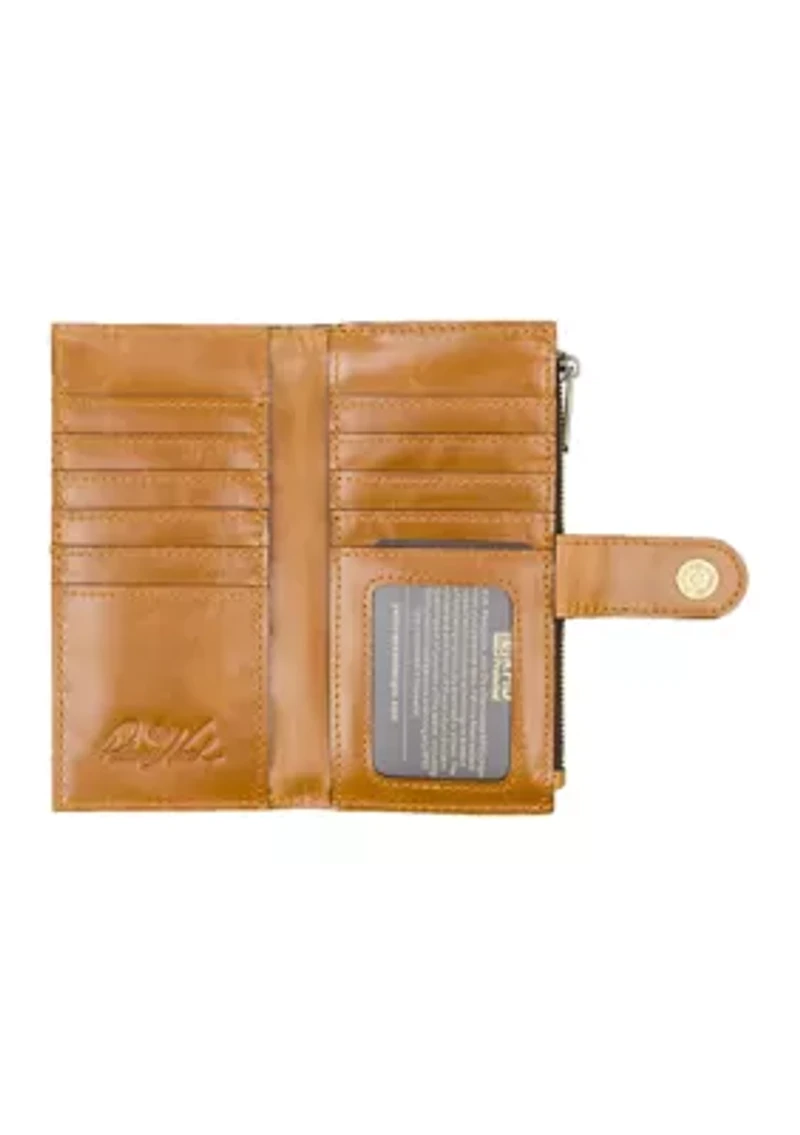 Nazari Wallet - Fleur de Jardin Embossed