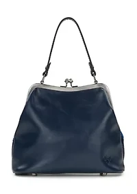 Laureana Frame Satchel - Strawberry Beaded