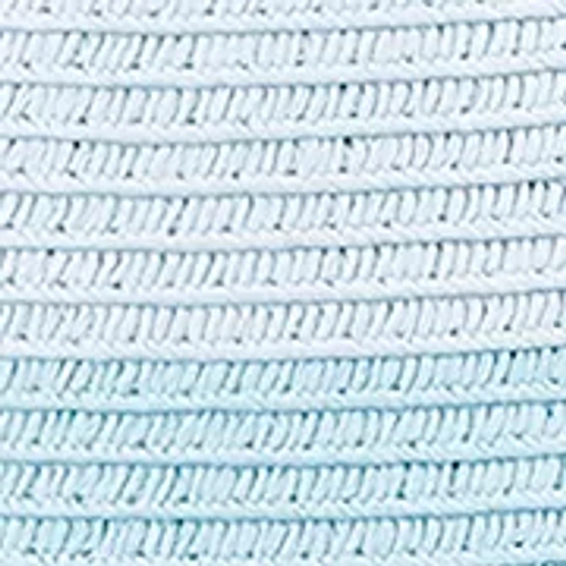 Women's Striped Straw Wide Brim Floppy Hat