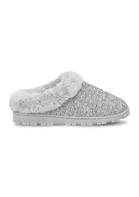 Women's Lurex Knit Clog Slipper