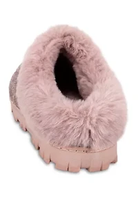 Women's Lurex Knit Clog Slipper