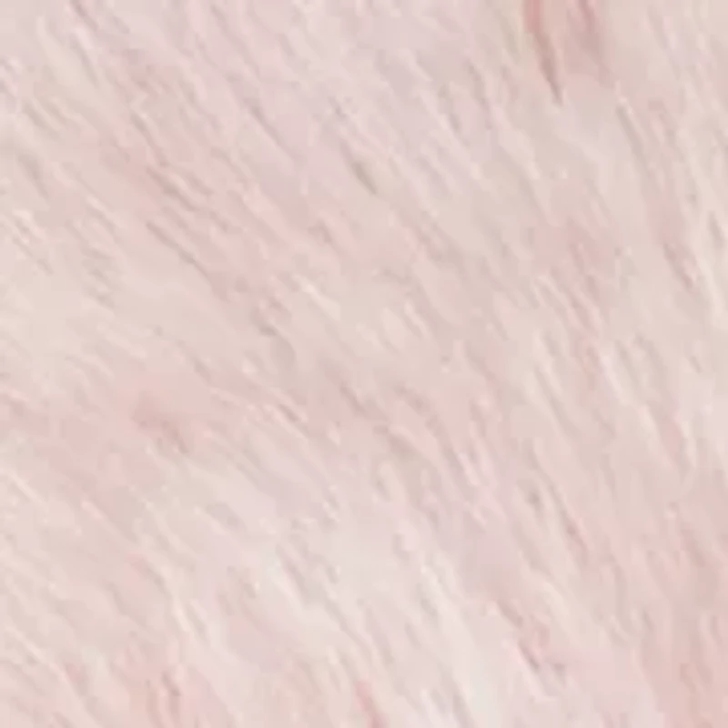 Plush Cross Band Platform Slide Slippers