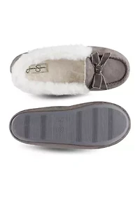 Microsuede Moccasin Slippers
