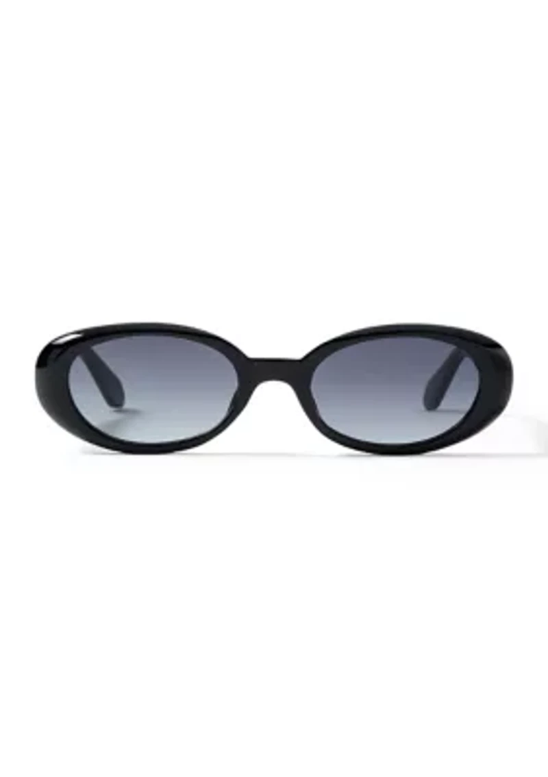 Felt Cute Oval Sunglasses