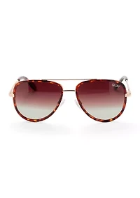 Tortiseshell Round Sunglasses