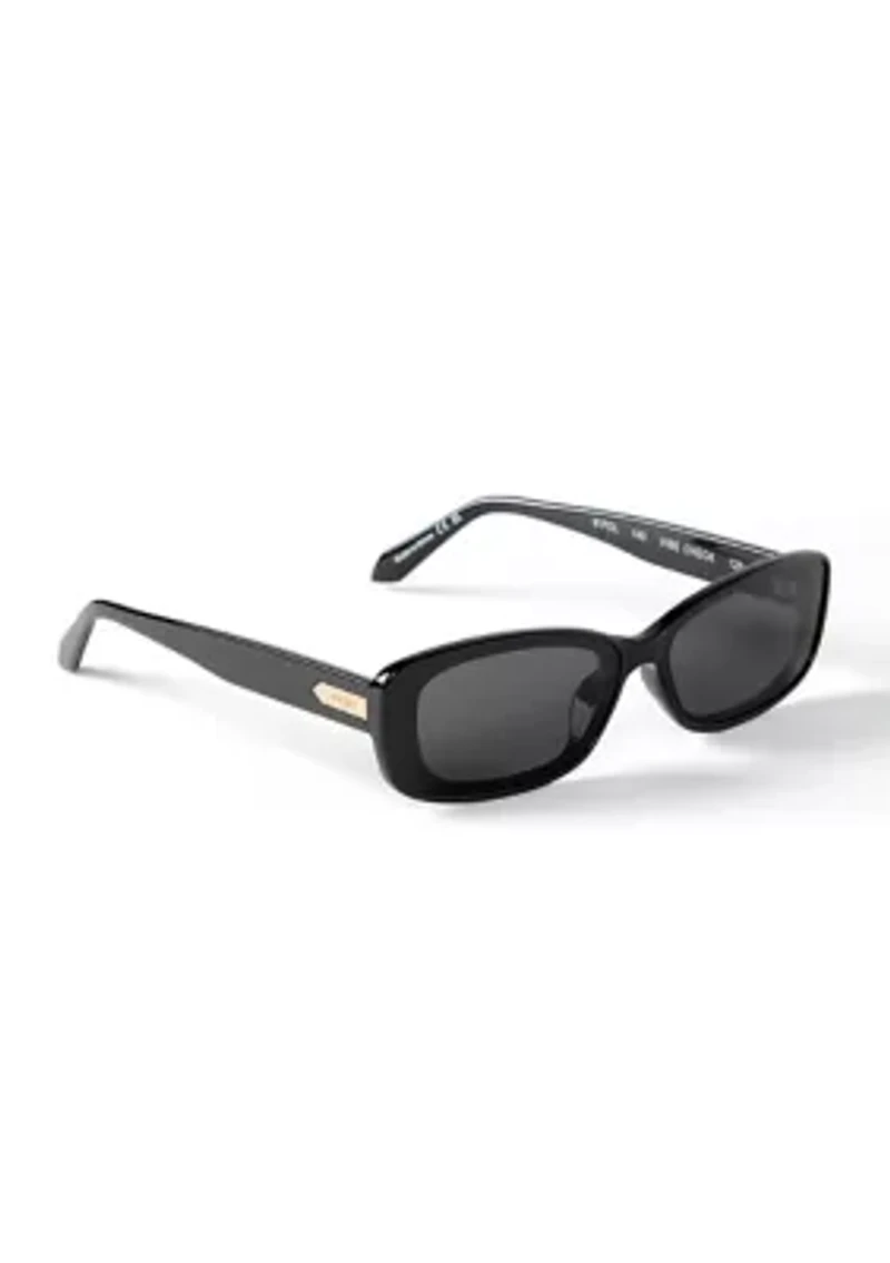 Women's Vibe Check Narrow Rectangular Sunglasses