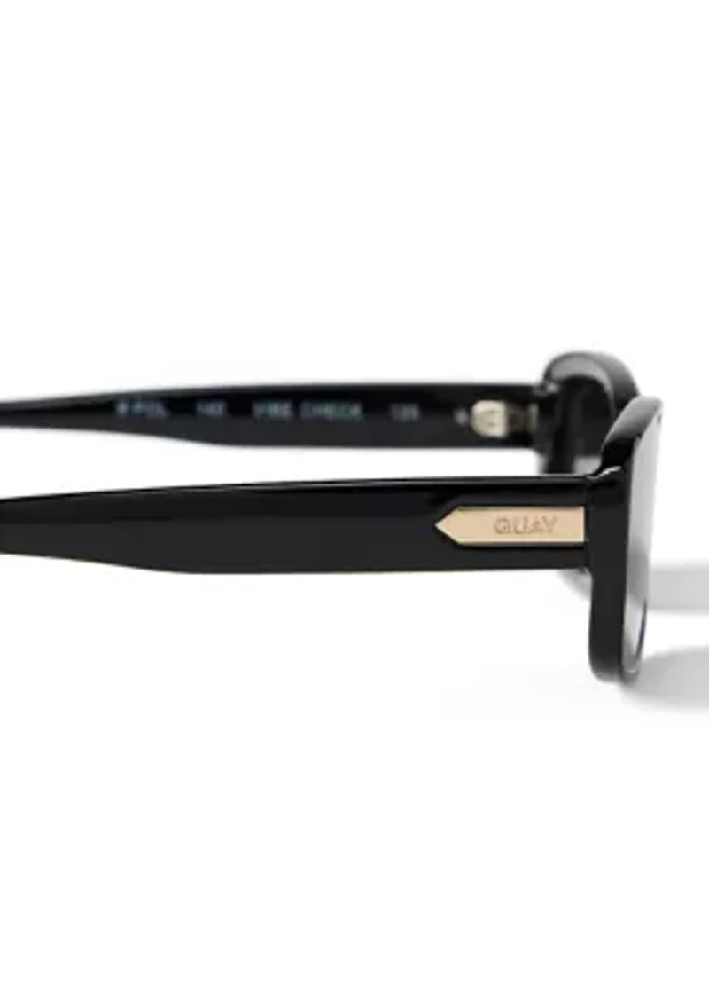 Women's Vibe Check Narrow Rectangular Sunglasses