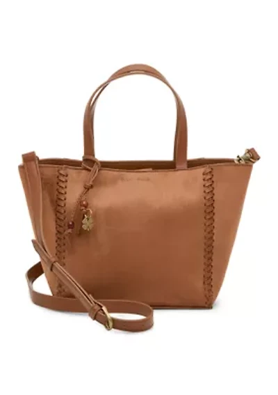 Women's Enna Faux Suede Whipstitch Tote