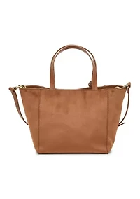 Women's Enna Faux Suede Whipstitch Tote