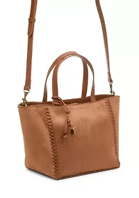 Women's Enna Faux Suede Whipstitch Tote