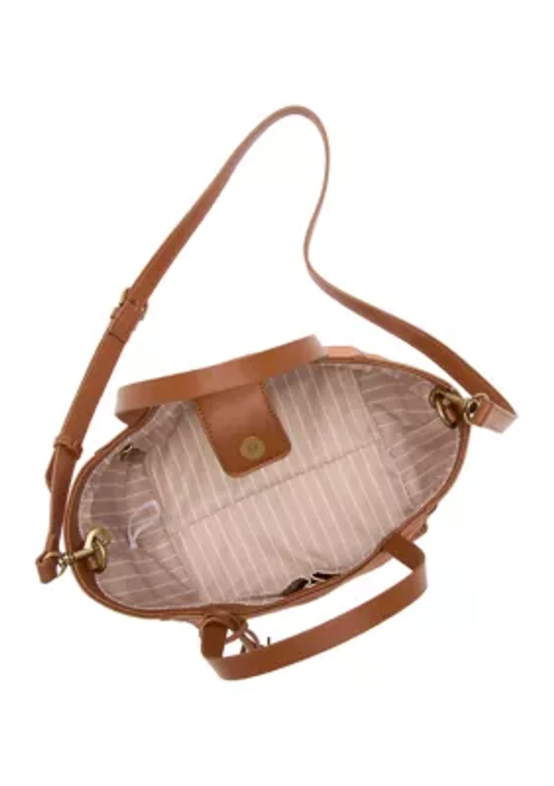 Women's Enna Faux Suede Whipstitch Tote
