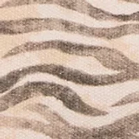 Zebra Canvas Tote Bag