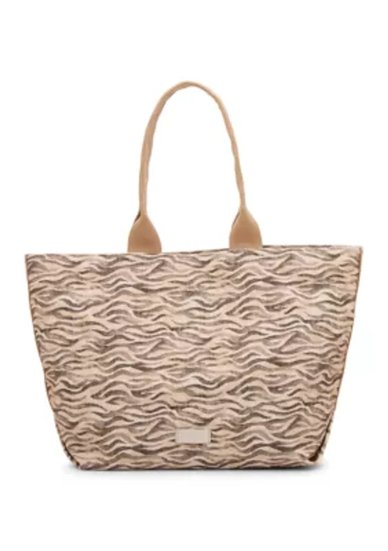 Zebra Canvas Tote Bag