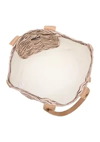 Zebra Canvas Tote Bag