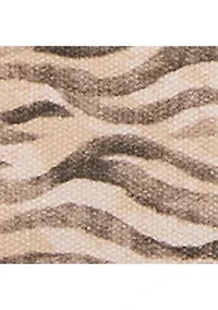 Zebra Canvas Tote Bag