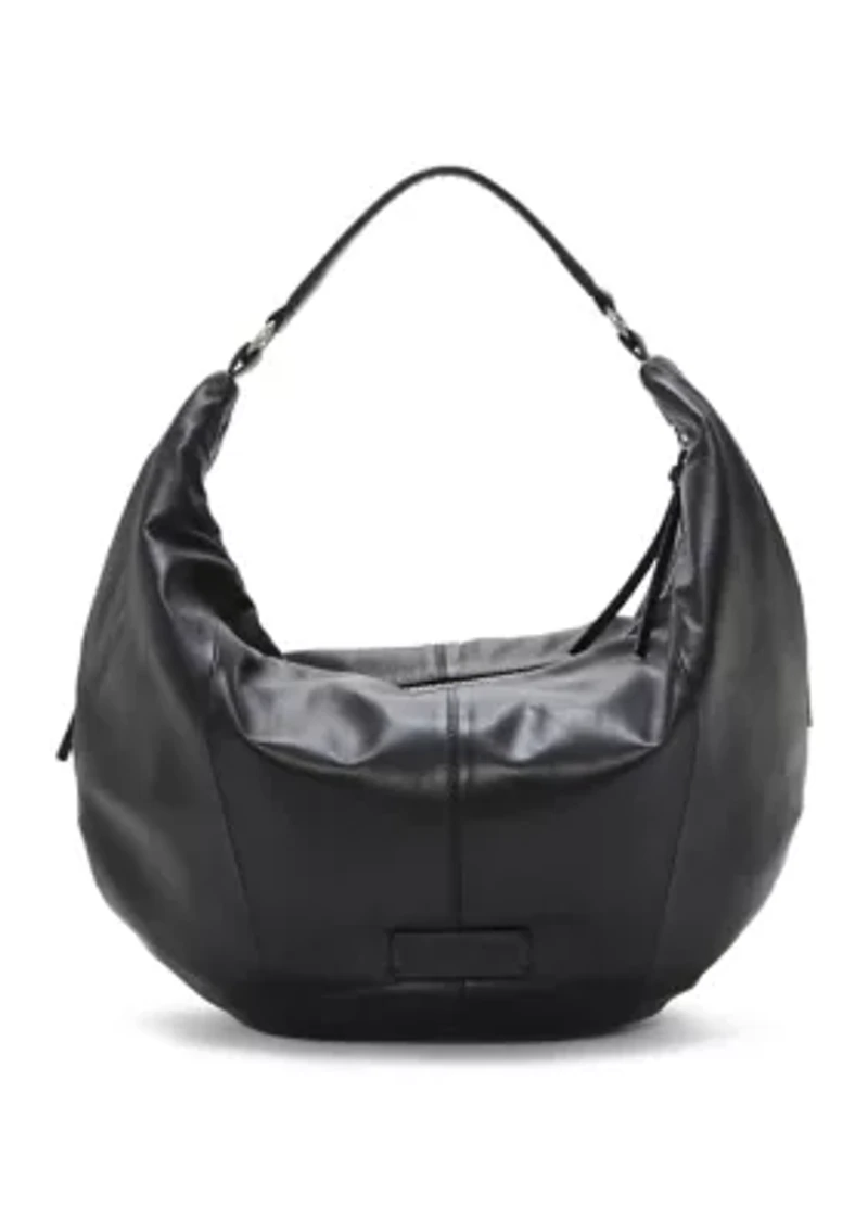 Lexy Crescent Leather Hobo Bag
