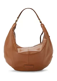 Lexy Crescent Leather Hobo Bag