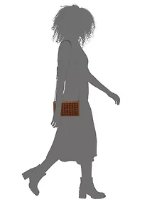 Lova Beaded Leather Crossbody Bag