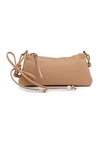 Shoulder Bag with Charm Beads