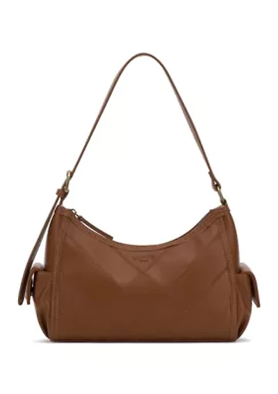 Tish Woven Cargo Pocket Shoulder Bag