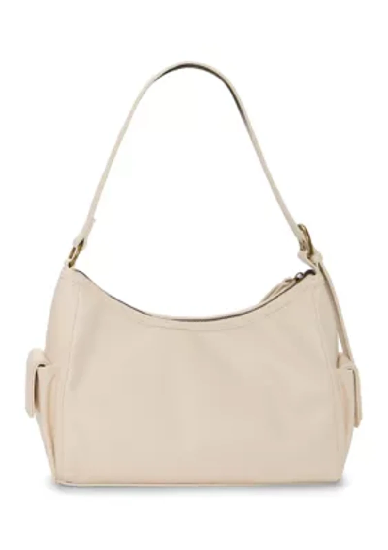 Tish Woven Cargo Pocket Shoulder Bag