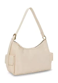 Tish Woven Cargo Pocket Shoulder Bag