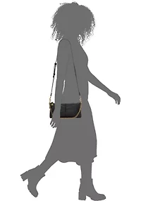 Zena Small Denim Crossbody