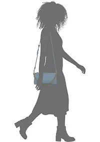 Zena Small Denim Crossbody