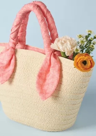 Sewing Down South x Crown & Ivy™ Vendue Straw Handbag