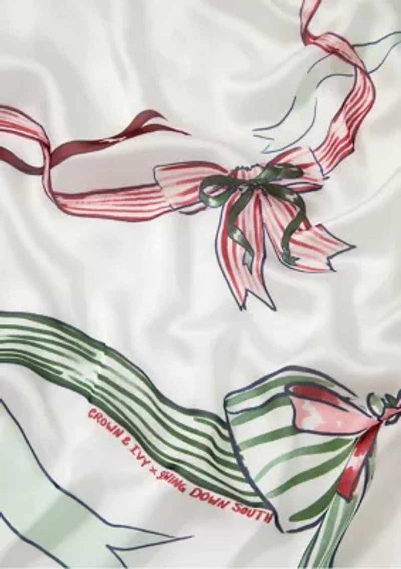 Sewing Down South x Crown & Ivy™ Bow Print Scarf