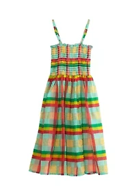 Mommy & Me Plaid Kids Dress