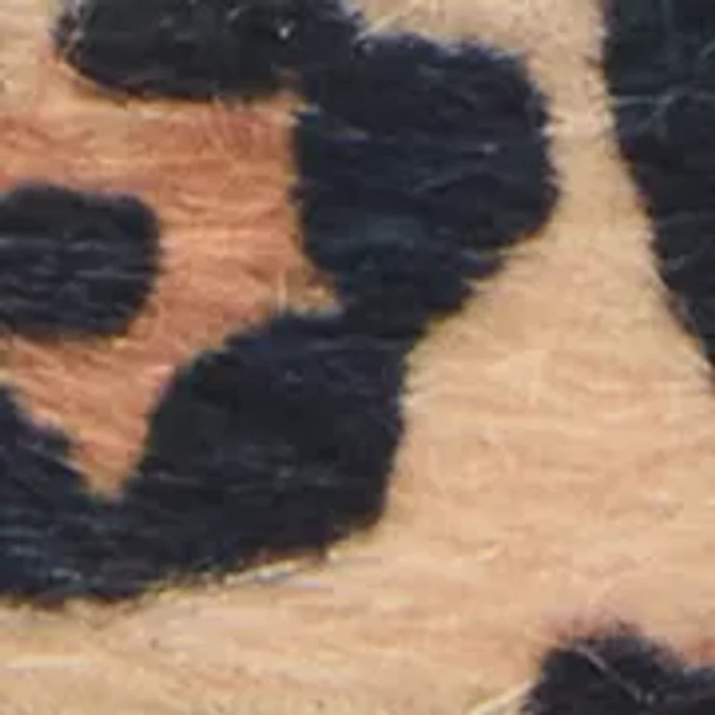 Oval and Calff Hair Printed Leopard 2 for 1 Belts