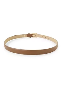 Puffy and Square Buckle 2 for 1 Belts