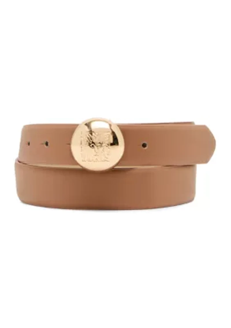 Women's Domed Belt and Rectangular Set