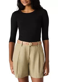 Women's Domed Belt and Rectangular Set