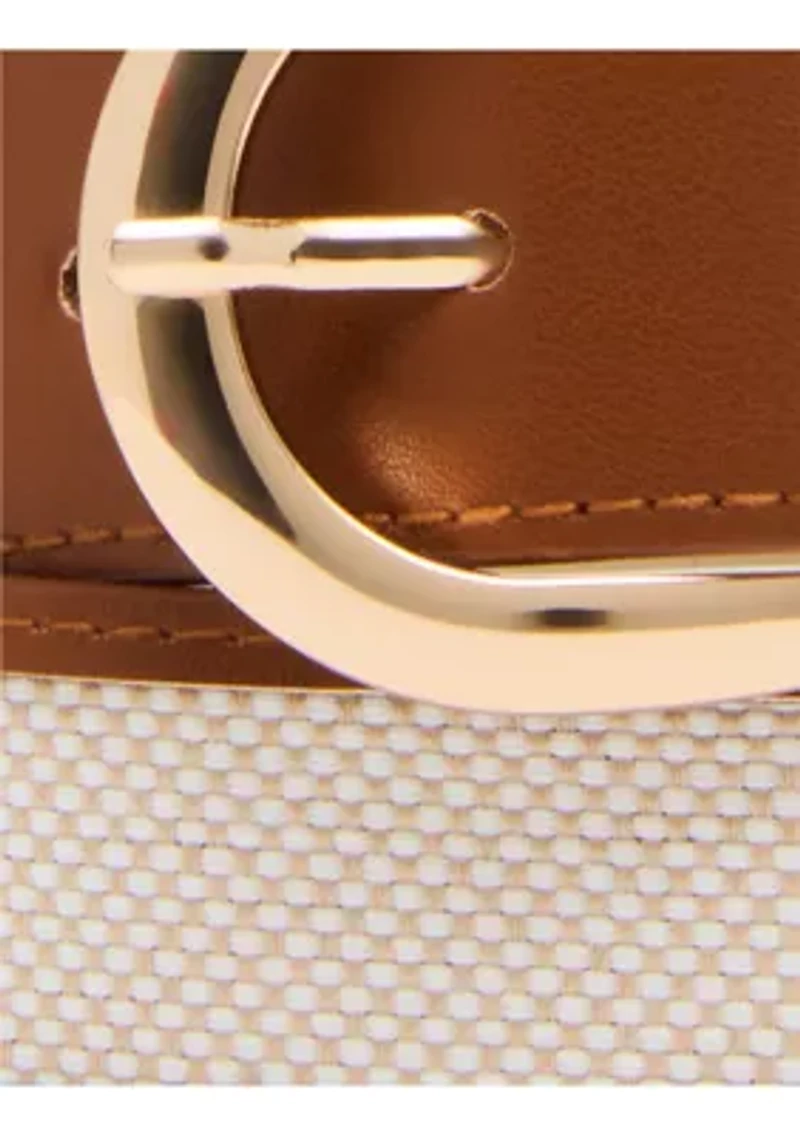 Horsebit Canvas Pants Belt