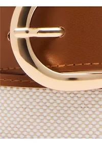 Horsebit Canvas Pants Belt