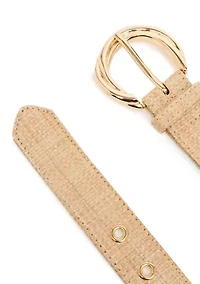 Twisted Buckle Pant Belt 30 MM