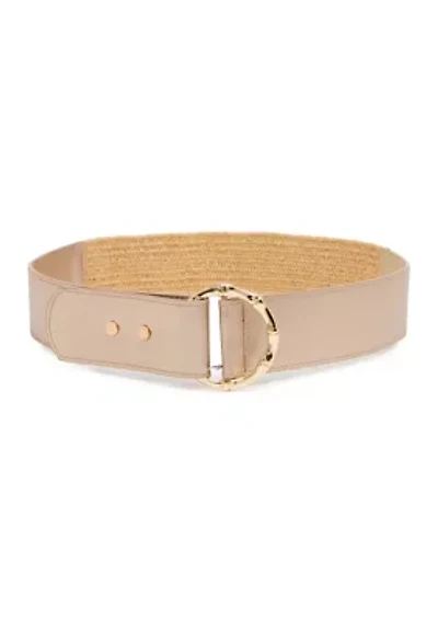 Snap Back Straw Stretch Belt