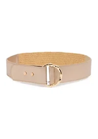 Snap Back Straw Stretch Belt