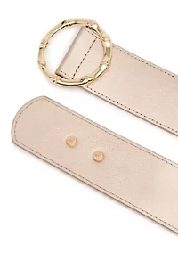 Snap Back Straw Stretch Belt