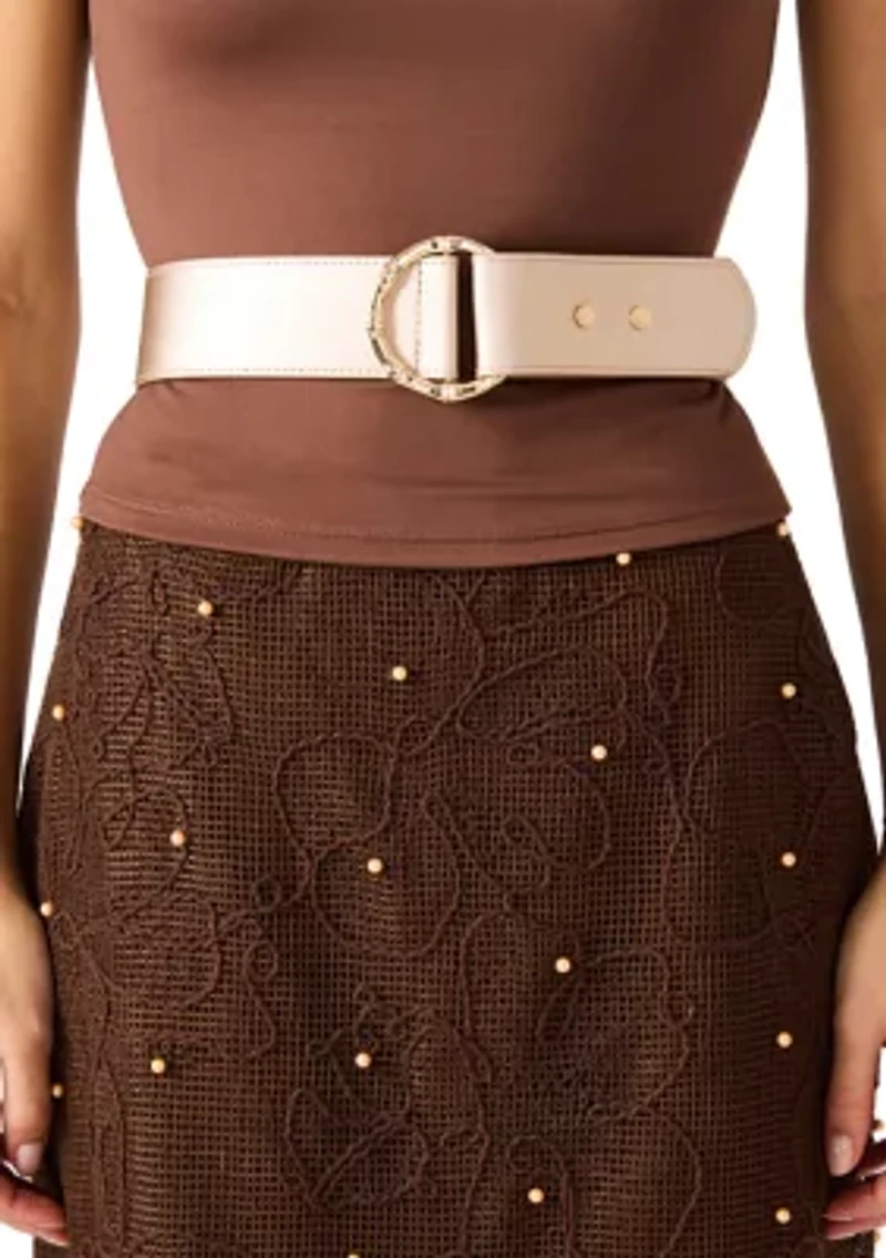 Snap Back Straw Stretch Belt